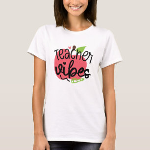 Lehrerin Vibes Apple T-Shirt