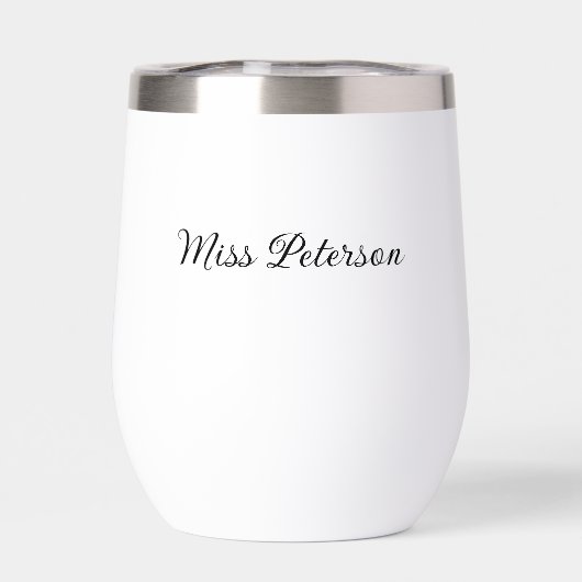 Lehrerin Vibes nach Stunden (Rückseite)