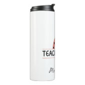 Lehrerin Vibes Thermosbecher (Nach links gedreht)