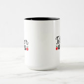 Lehrerin Vibes Wordart Tasse (Zentrum)