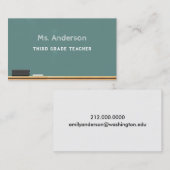 Lehrerin Visitenkarte (Vorne/Hinten)