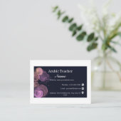 Lehrerin Visitenkarte (Stehend Vorderseite)