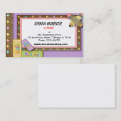 Lehrerin Visitenkarte (Vorne/Hinten)