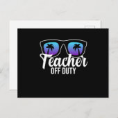 Lehrerin von der Pflicht, die Schule zu erlernen S Einladungspostkarte (Vorne/Hinten)