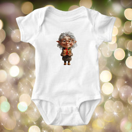 Lehrerin Weihnachts Elf Baby Bodysuit Baby Strampler