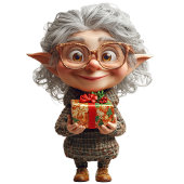 Lehrerin Weihnachts Elf Wrapping Paper Geschenkpapier