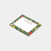 Lehrerin Weihnachtsfeiertag Post-it Klebezettel (angewinkelt)