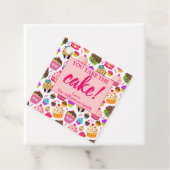 Lehrerin Wertschätzung Cupcake Sie nehmen den Kuch Geschenkanhänger (Beispiel)