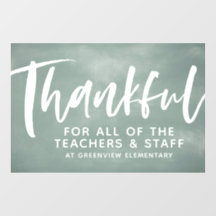 Lehrerin Wertschätzung dankbar chalkboard