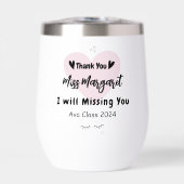 Lehrerin Wertschätzung Danke Schule Custom (Vorderseite)