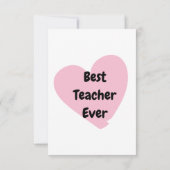 Lehrerin Wertschätzung Danke Schule Custom (Rückseite)