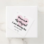 Lehrerin Wertschätzung Danke Schule Custom Geschenkanhänger (Beispiel)