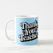 Lehrerin Wertschätzung Vielen Dank Kaffeetasse (Links)