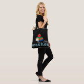 Lehrerin zitiert Typografie Tasche (Am Model)