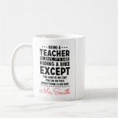 Lehrerin zu sein ist einfach lustig | Lehrer Kaffeetasse (Links)