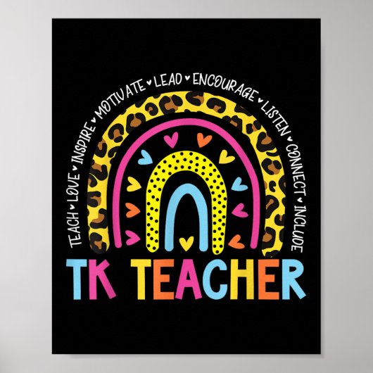 Lehrerin zurück zum Schulkind Poster (Vorne)