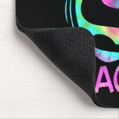 Lehrerin zurück zur Apple Schule Gefärbte Krawatte Mousepad (Ecke)