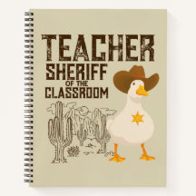 Lehrerin zurück zur Schule Cowboy Retro Goose Funn