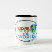Lehrerin Zweifarbige Tasse (Mittel)