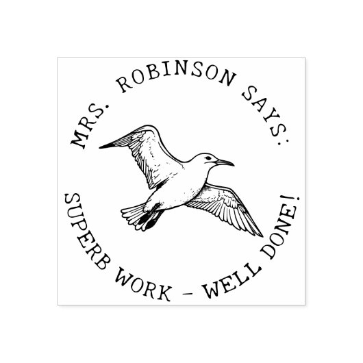 LehrerInnen kreieren Ihre eigene Albatross-Arbeit Gummistempel (Prägung)