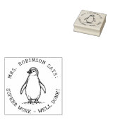 LehrerInnen kreieren Ihre eigene Niedliche Pinguin Gummistempel (Stempel)
