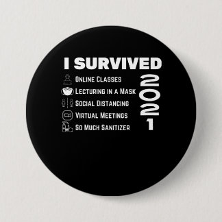 LehrerInnen Letzter Schultag 2021 Covid Edition Button