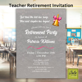 LehrerInnen Party für das klassische Schulalter Einladung