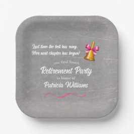 LehrerInnen Party für das klassische Schulalter Pappteller