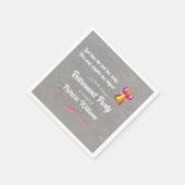 LehrerInnen Party für das klassische Schulalter Serviette (Ecke)