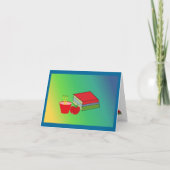 LehrerInnen Schreibgeräte Feiertagskarte (Vorderseite)