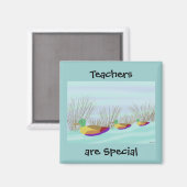 LehrerInnen sind Sonderdraht Magnet (Vorderseite/Rückseite)