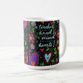 LehrerInnen Touch unserer Zitate-Inspirivität Kaffeetasse (VorderseiteRechts)
