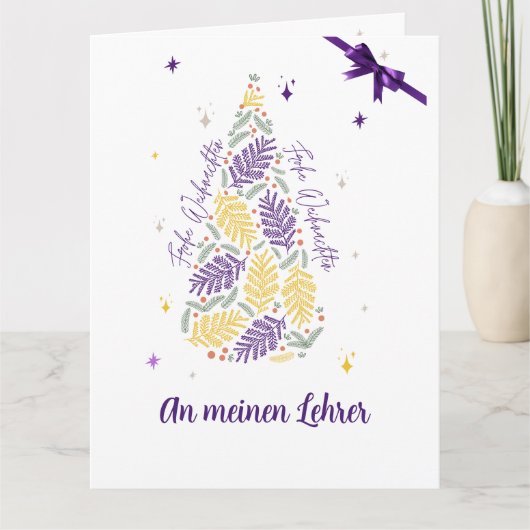 LEHRERINNEN UND LEHRERINNEN - DEUTSCHE KARTE (Vorderseite)