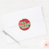 LehrerInnen-Wertschätzung-Apple Runder Aufkleber (Umschlag)