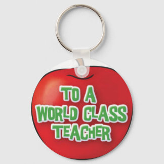 LehrerInnen-Wertschätzung-Apple Schlüsselanhänger