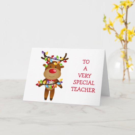 **LEHRERKARTE" KARTE (Gelbe Blume)