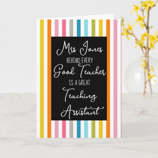 Lehrerkarte Karte (Gelbe Blume)