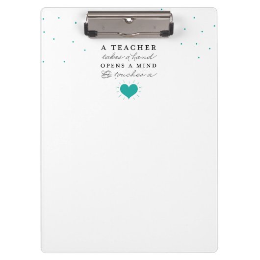Lehrerklammer Klemmbrett (Vorderseite)
