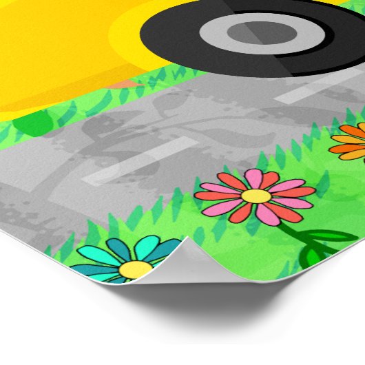 Lehrerklasse Begrüßung Unterzeichnung von Niedlich Poster (Ecke)