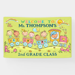 Lehrerklasse Begrüßungslehrer Schulausbildungsbann Banner