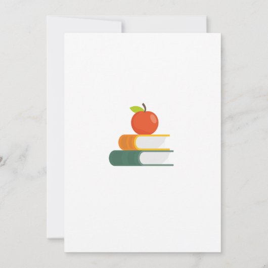 Lehrerklasse entlassenes Party für Altersvorsorge Einladung (Rückseite)