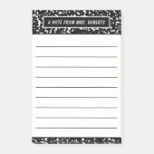 Lehrerkompositionsbuch 4x6 post-it klebezettel (Vorderseite)