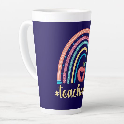 Lehrerleben - Ein Regenbogen des Engagements und d Milchtasse (Linke Ecke)