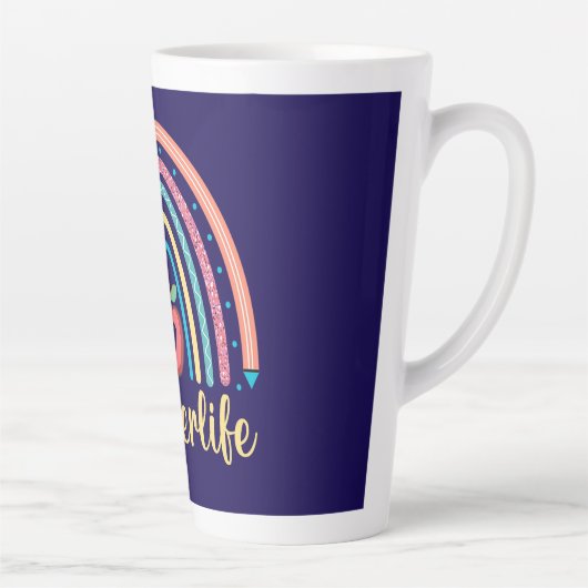 Lehrerleben - Ein Regenbogen des Engagements und d Milchtasse (Rechts)