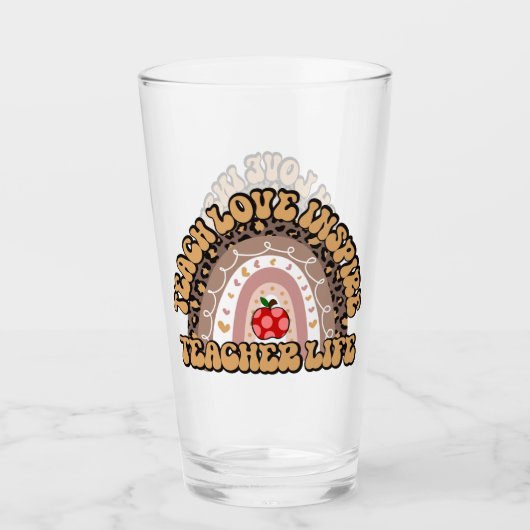 Lehrerleben Glas (Vorderseite)