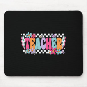 Lehrerleben Glücklicher erster Schultag Lustig Rüc Mousepad