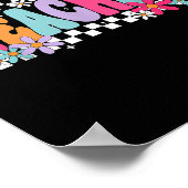 Lehrerleben glücklicher erster Schultag Zurück Poster (Ecke)