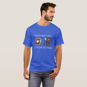 Lehrerleben Koffein und Chaos T-Shirt (Vorne ganz)