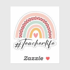 Lehrerleben Lehrer Leben- Lehreraufkleber, Lehrer Aufkleber