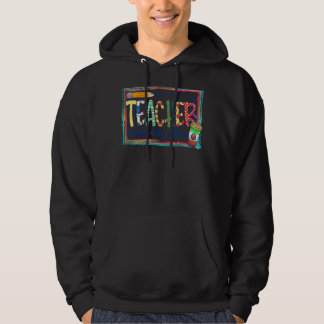 Lehrerleben mit Crayon Kinder Café Männer Frauen 1 Hoodie